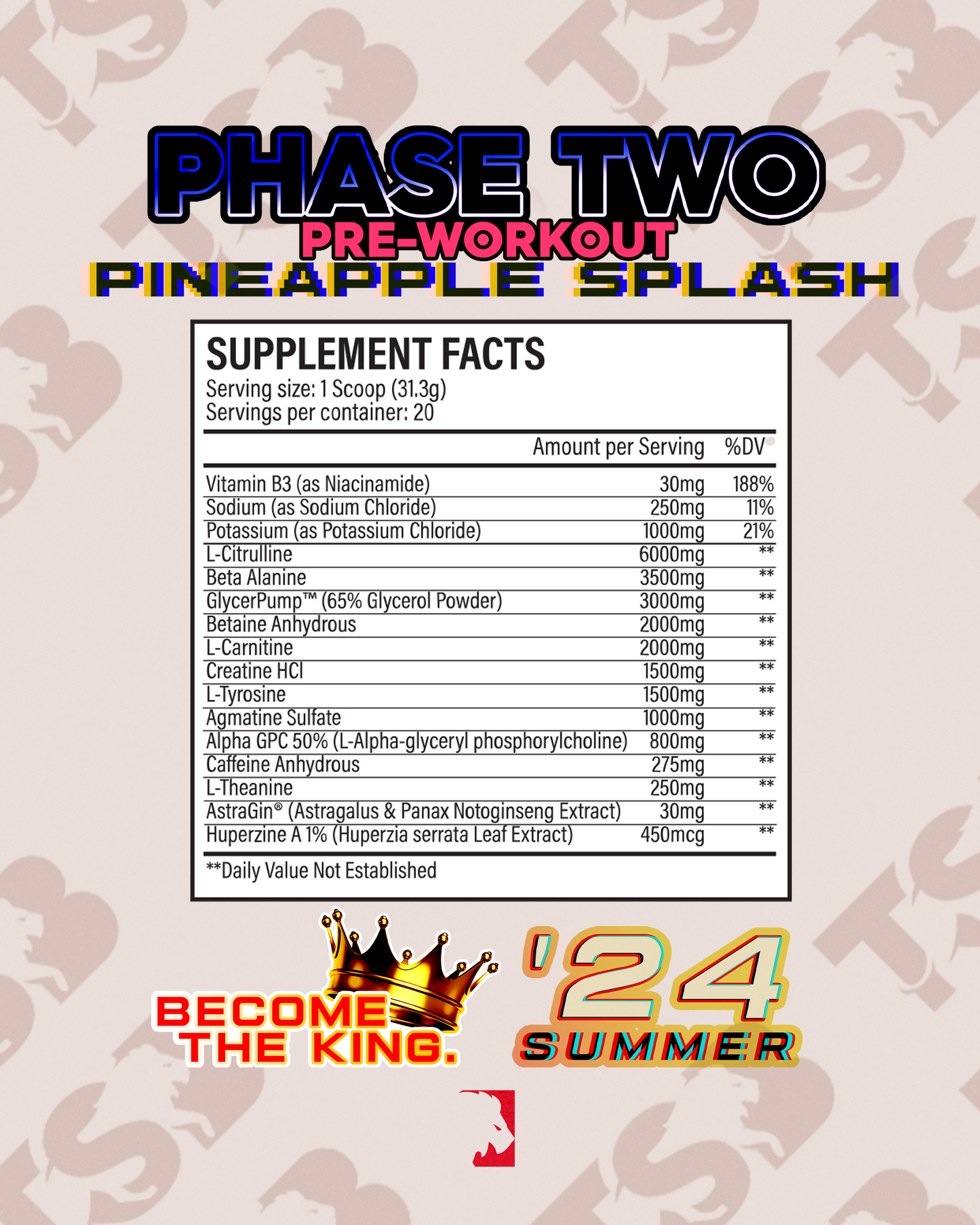 PHASE TWO: PREWORKOUT